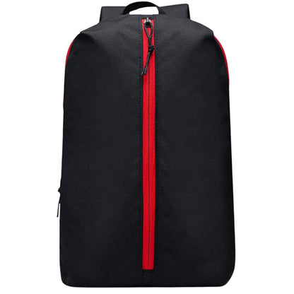 BigPlayer Black PU Leather Casual Backpack