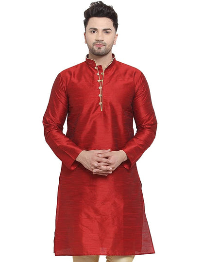 ABH LIFESTYLE Men's Silk Long Kurta only.