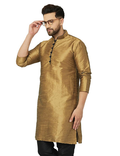 ABH LIFESTYLE Men's Silk Long Kurta only.
