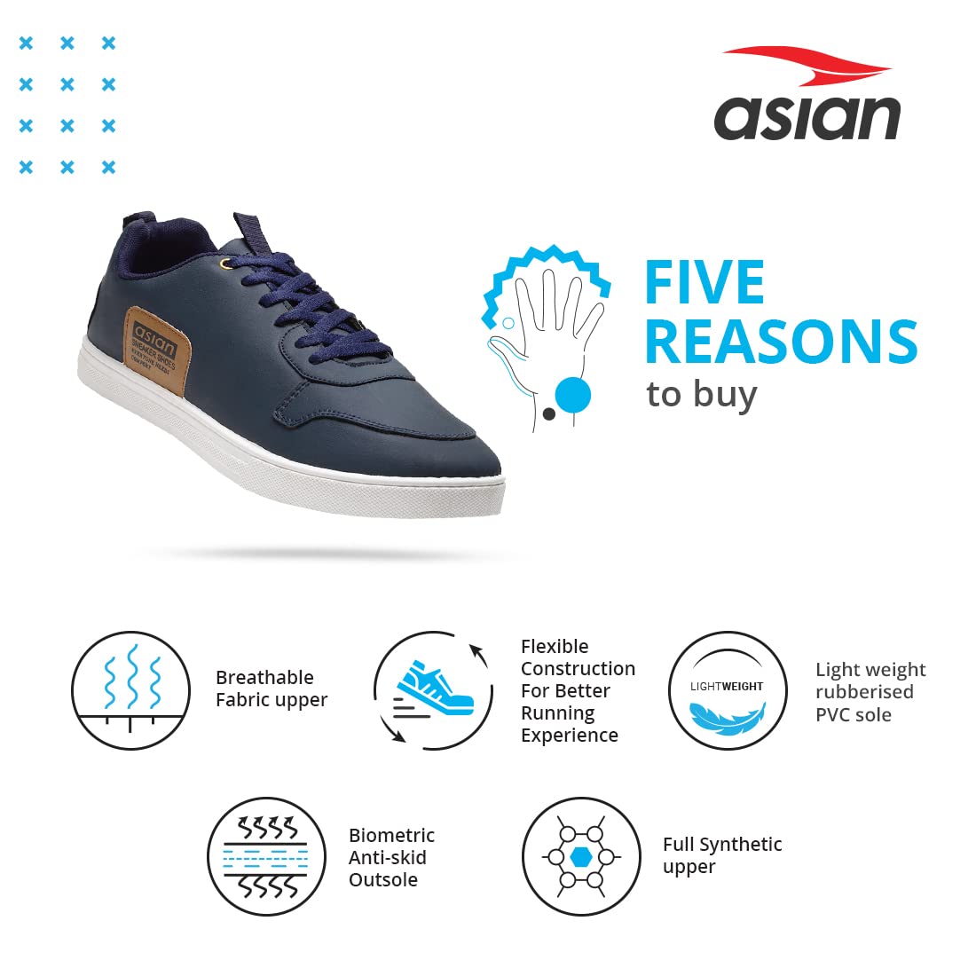 ASIAN Men's Achiever-13 Latest Stylish Casual Sneaker - alphahostel.in