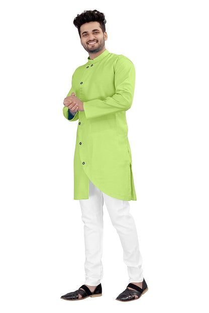 OS JEANS Kurta pyjama for Mens In cross patten