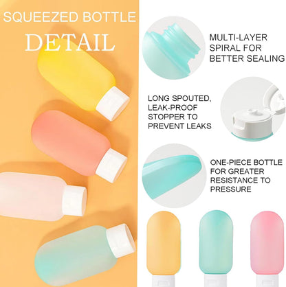 PiyuBind Travel Bottles Set For Toiletries Travel Size