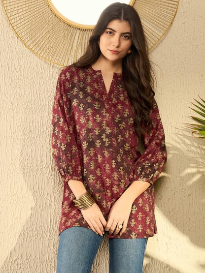 Vaamsi Women's Rayon Blend Regular Fit Top