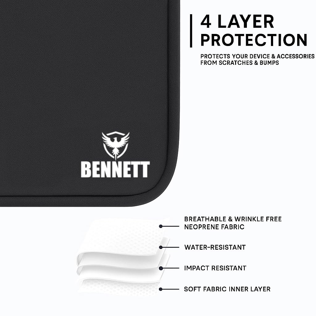 Bennet Nylon Drax Laptop Bag Sleeve Case Cover