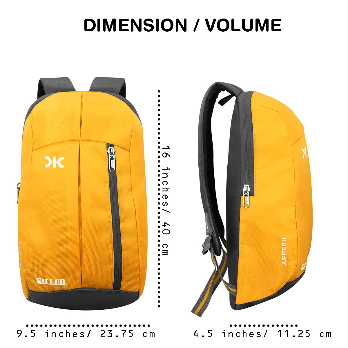 KILLER Jupiter Small Outdoor Mini Backpack 12L - alphahostel.in