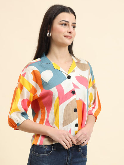 SOFISTY Women's Boxy Shirt | Cotton Bland