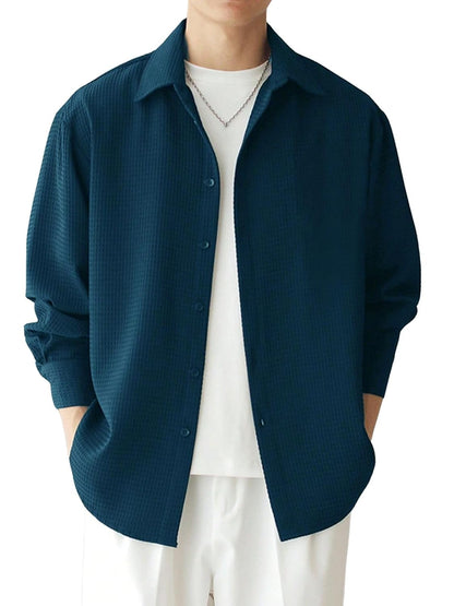 Leriya Fashion Men's Solid Regular Fit Shirt