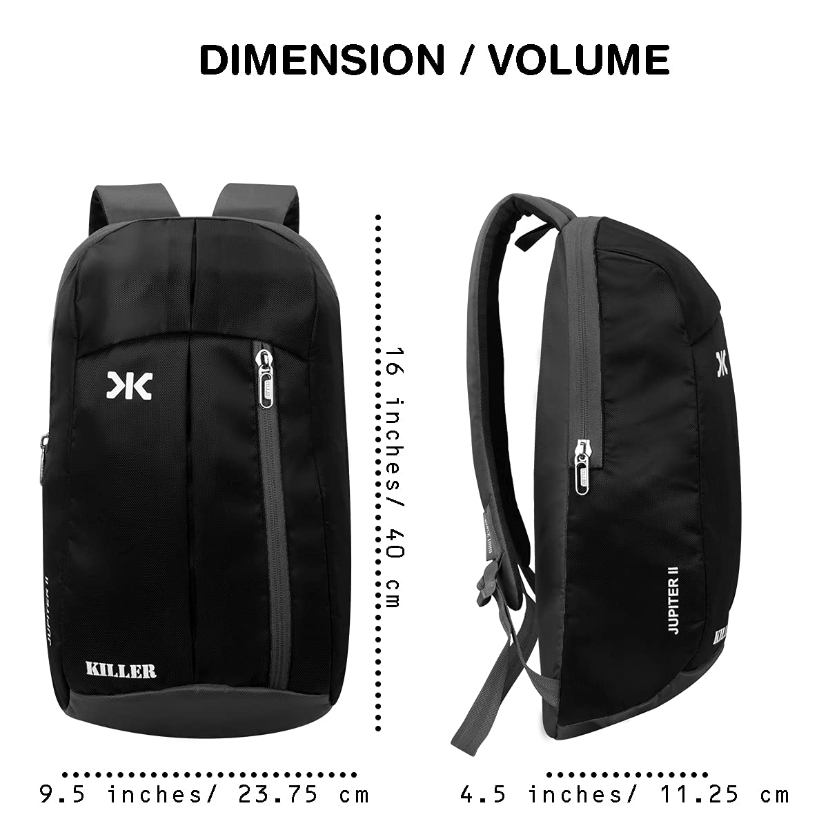 KILLER Jupiter Small Outdoor Mini Backpack 12L - alphahostel.in