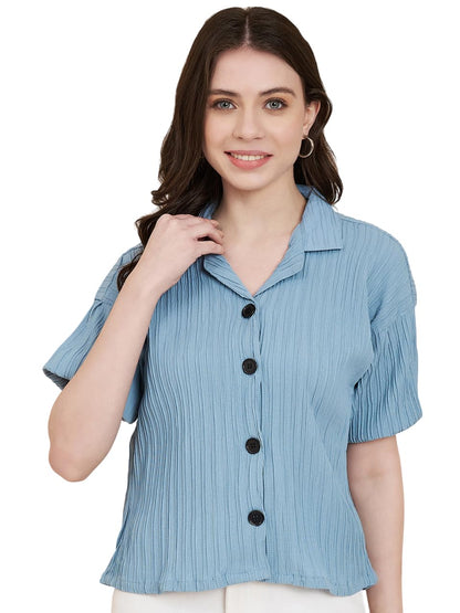 VAIRAGEE Women Cotton Blend Striped Pattern