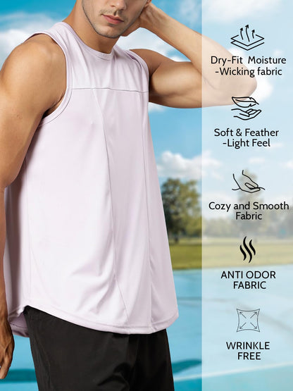 CHKOKKO Tank Tops Sleeveless T-Shirt for Men Dry Fit