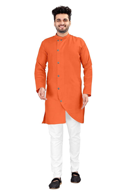 OS JEANS Kurta pyjama for Mens In cross patten