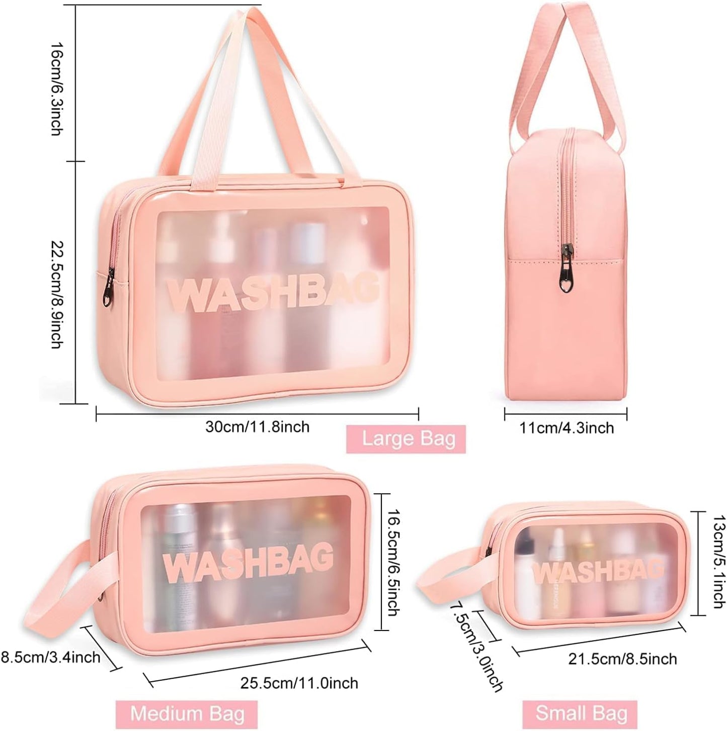 KUKLAR Wash Bag Pouch for Travel Kit Toiletry Bag