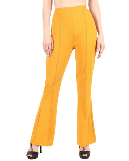 POPWINGS Casual Solid Regular Fit Solid Trouser