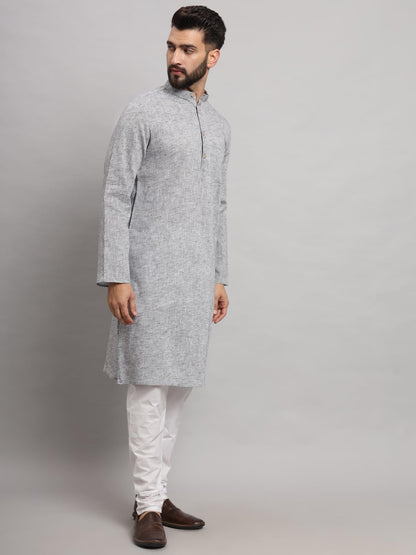 LATEST CHIKAN Men's Cotton Regular Textured
