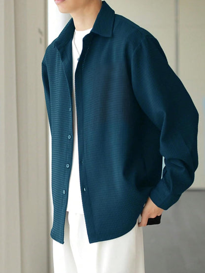 Leriya Fashion Men's Solid Regular Fit Shirt