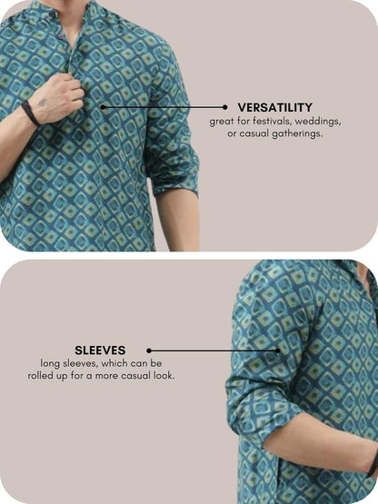 DHRUVI TRENDZ Rayon Kurta Set for Men | Men's Kurta
