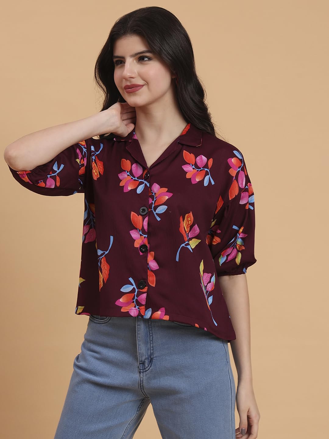SOFISTY Women's Boxy Shirt | Cotton Bland