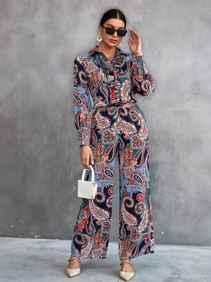 LERIYA FASHION Paisley Printed Kurta-Set for Women