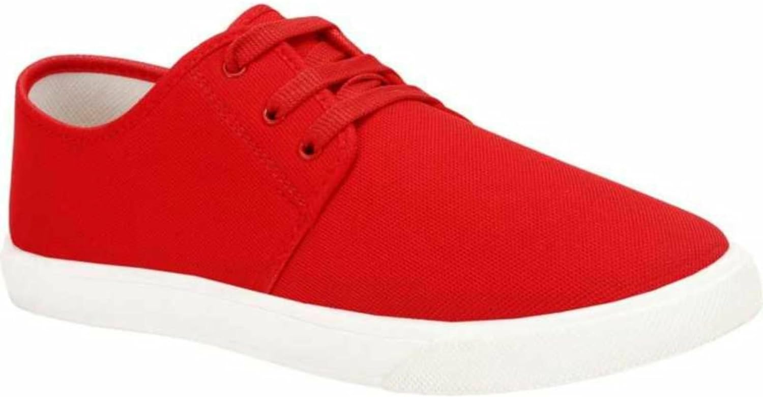 Men F-BG Casual Canvas Red Canvas Shoes - alphahostel.in