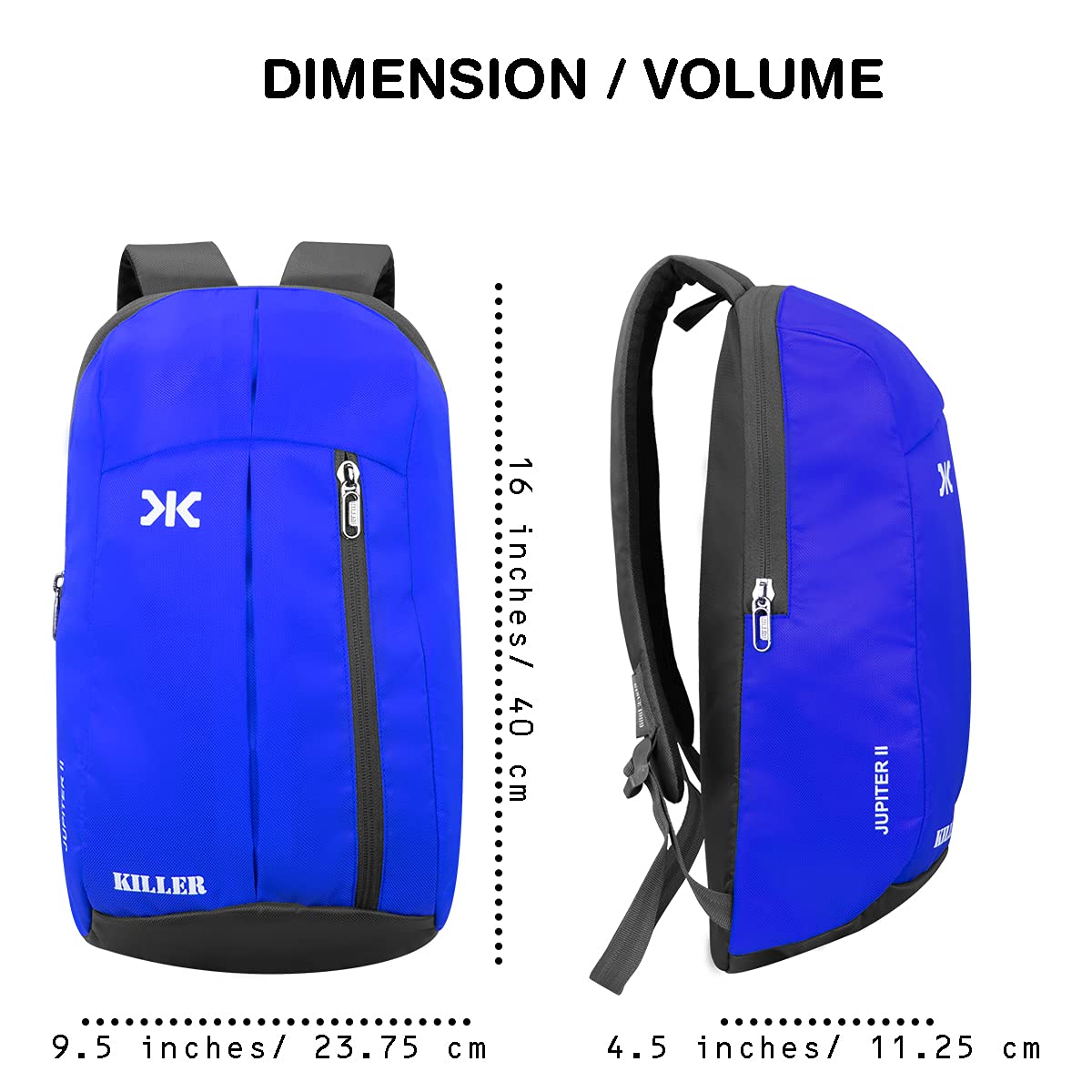 KILLER Jupiter Small Outdoor Mini Backpack 12L - alphahostel.in