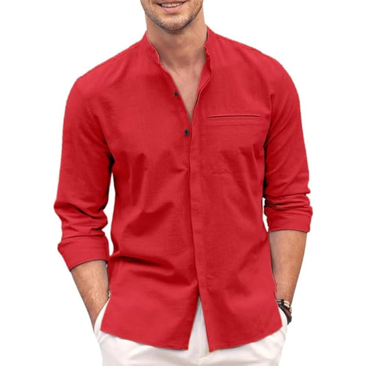 Bellstone Men's Solid Regular Fit Shirt