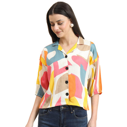 SOFISTY Women's Boxy Shirt | Cotton Bland