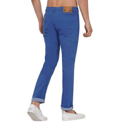 DAIS Men's Stretchable Skinny Fit Mid Rise Jeans