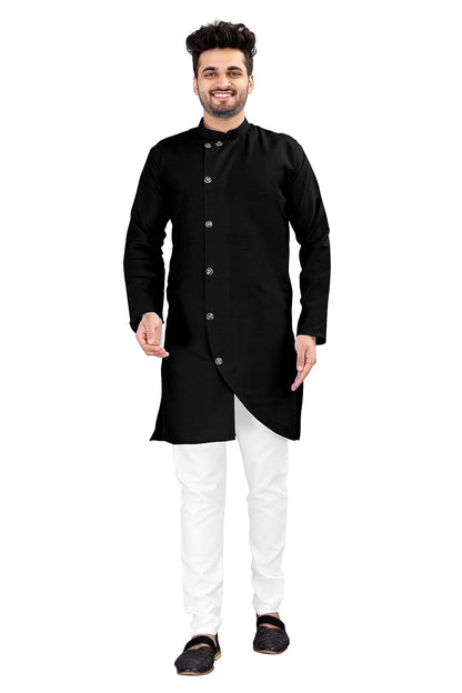 OS JEANS Kurta pyjama for Mens In cross patten