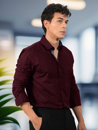 Men's Regular Fit Soft Cotton Blend Casual Comb