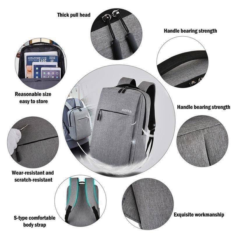 ADISA Large laptop backpack office bag college - alphahostel.in