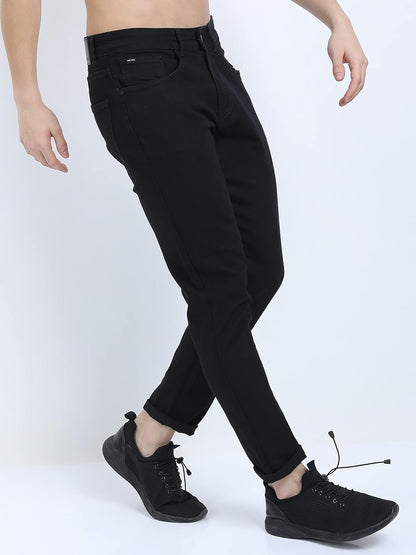 KETCH Men's Tapered Fit Mid Rise Jeans
