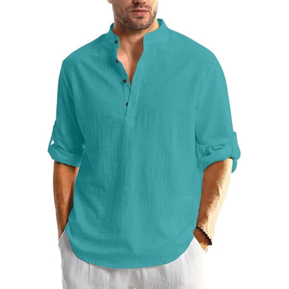 Bellstone Men's Solid Regular Fit Dress Shirt