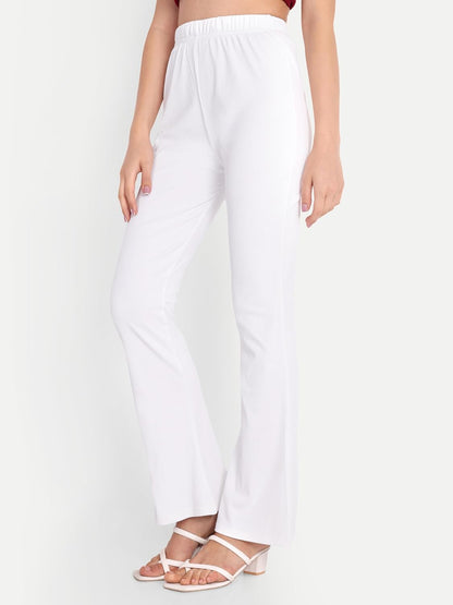 FNOCKS Pants Women's Premium Cotton Bell Bottom