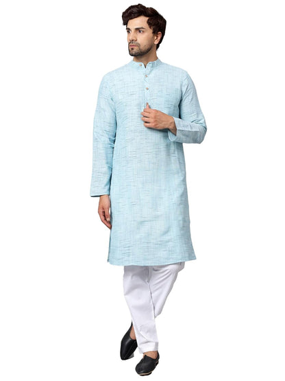 LATEST CHIKAN Men's Cotton Regular Kurta