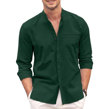 Bellstone Men's Solid Regular Fit Shirt
