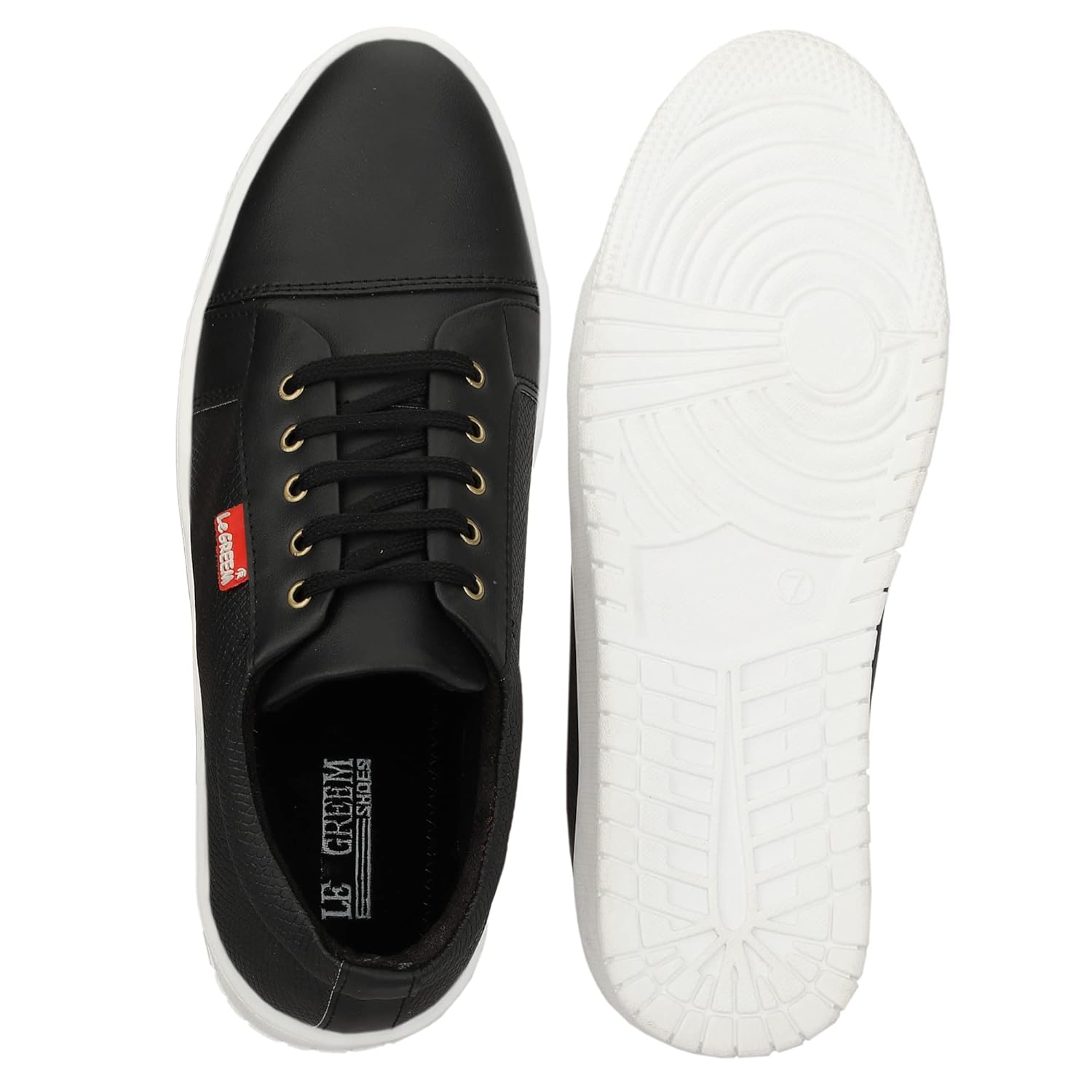 LE GREEM Men's Synthetic Leather Stylish Sneakers - alphahostel.in