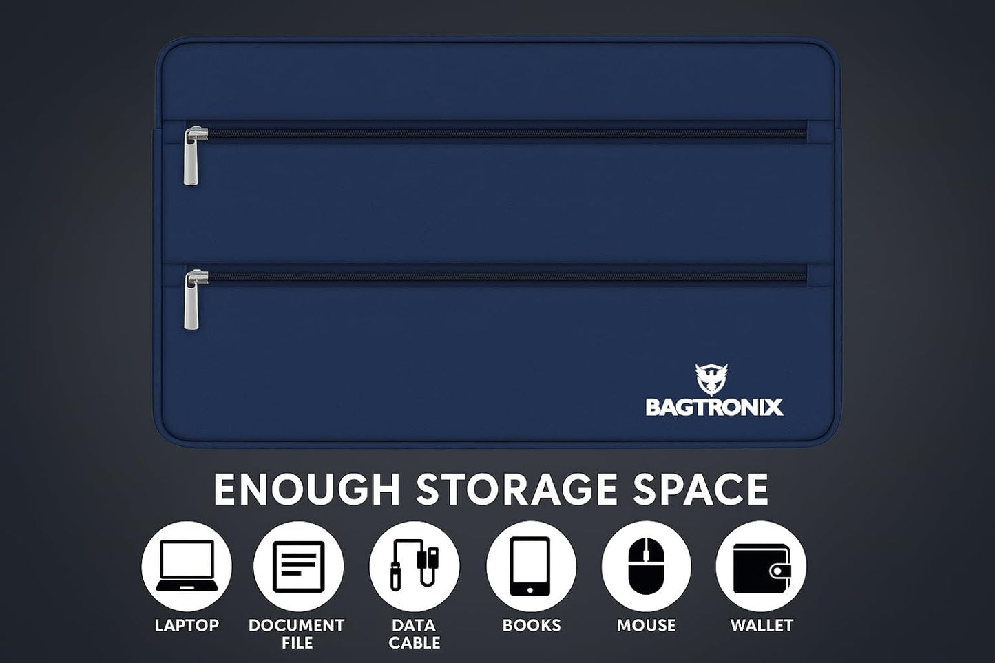 Bagtronix® Drax Laptop Bag Sleeve Case