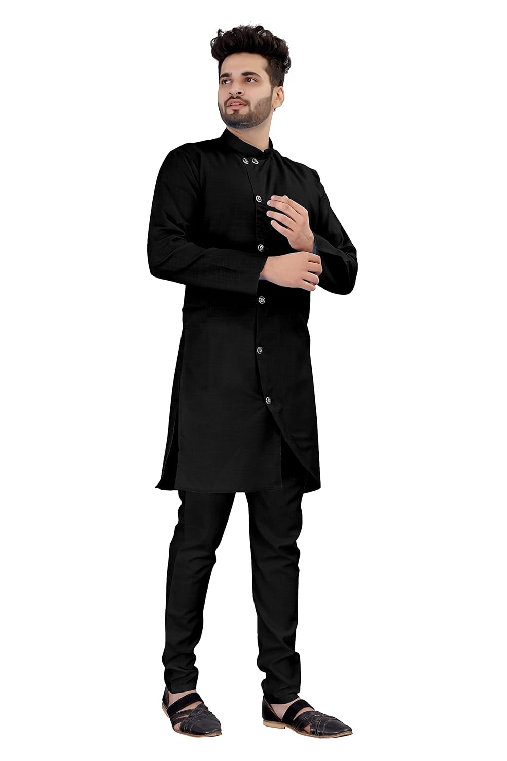 OS JEANS Kurta pyjama for Mens In cross patten