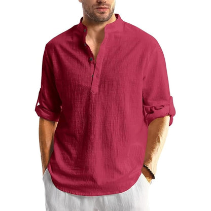 Bellstone Men's Solid Regular Fit Dress Shirt