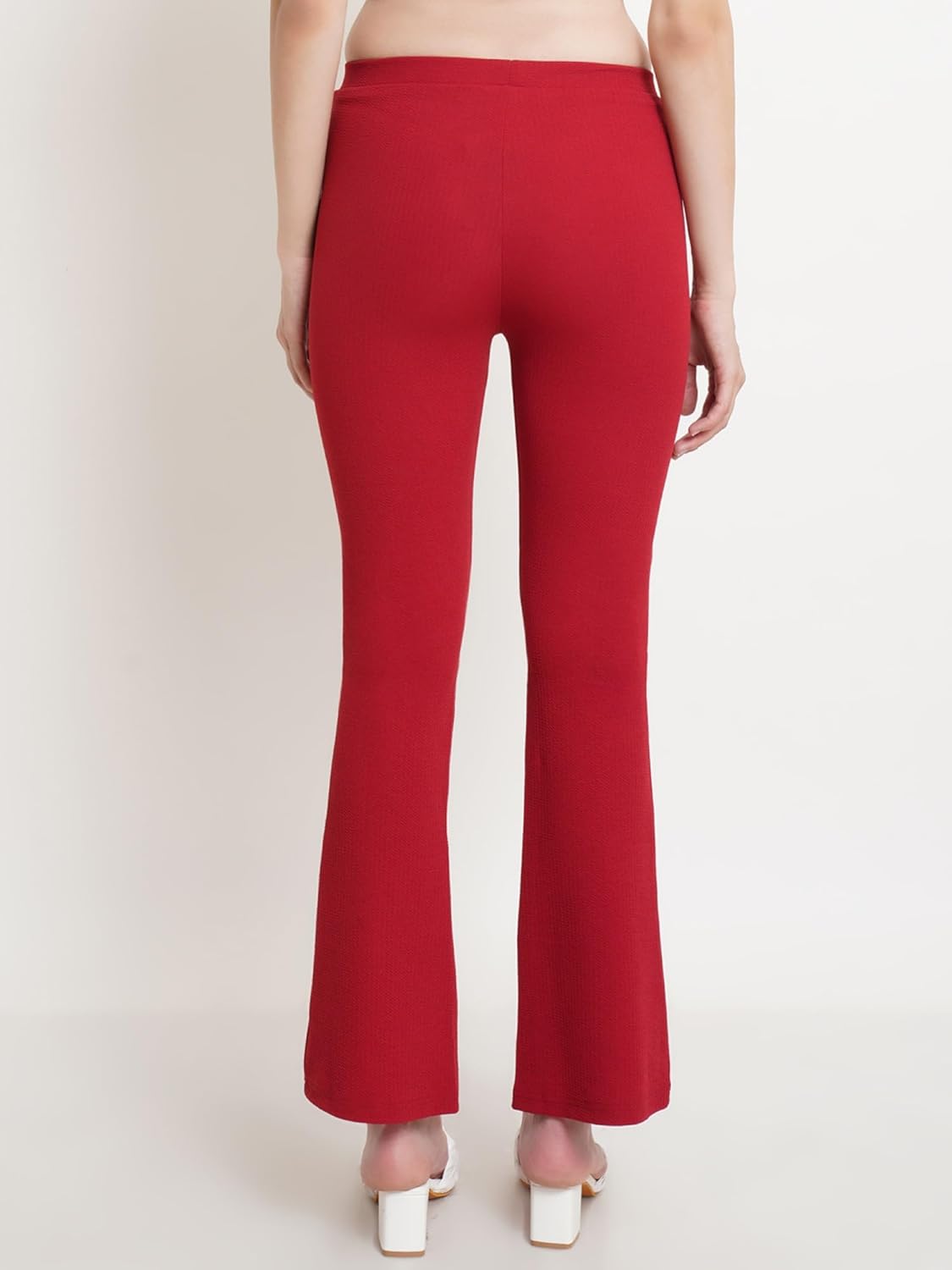 POPWINGS Casual Solid Regular Fit Solid Trouser