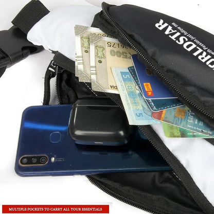 WORLD STAR Waist Bag for Men & Women | Fanny Pack