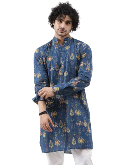 Leriya Fashion Men's Kurta | Rayon Printed Kurta