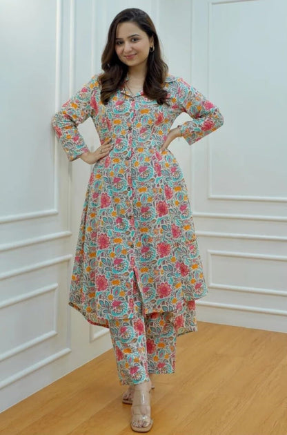 LERIYA FASHION Anarkali Kurta-Set for Women
