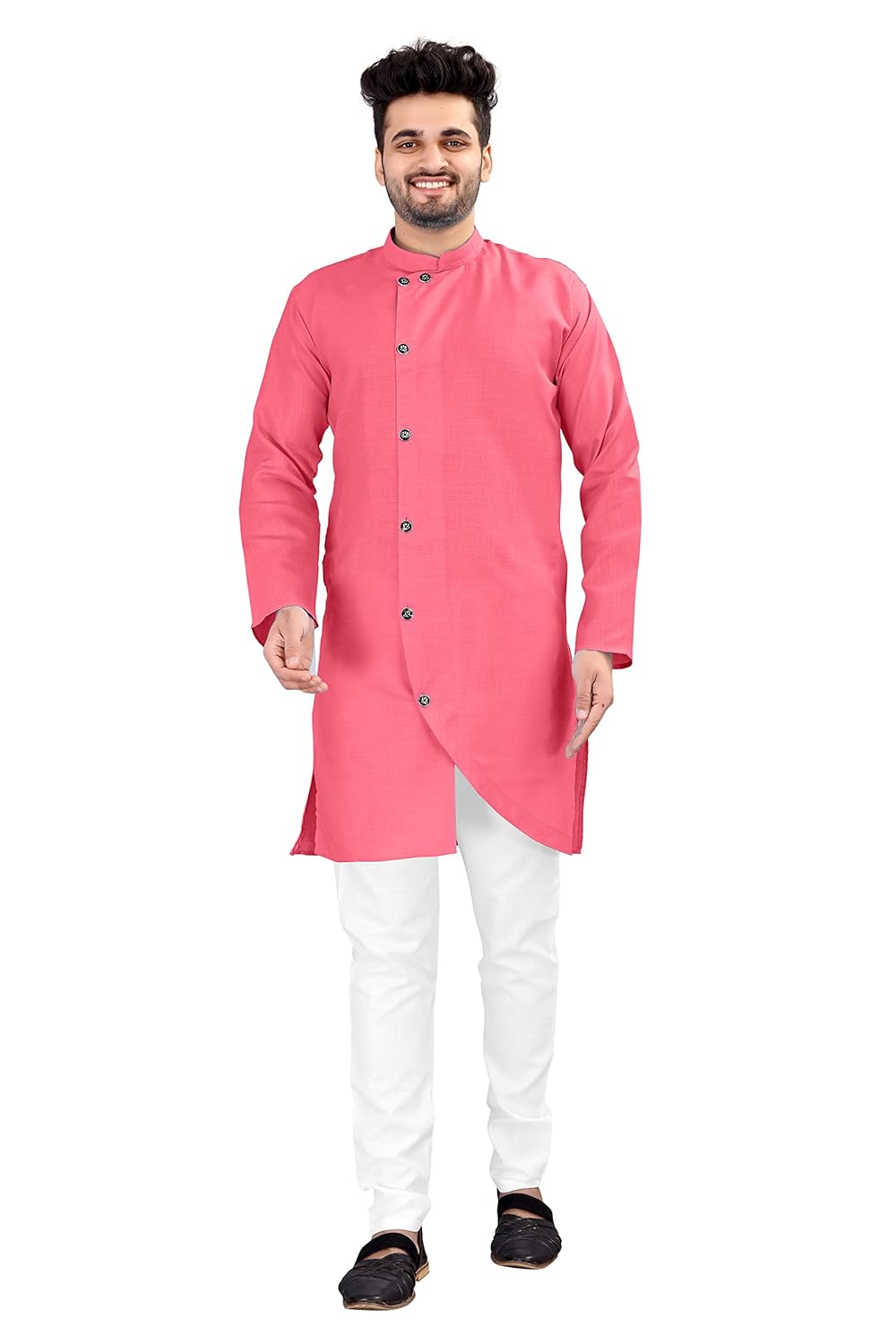 OS JEANS Kurta pyjama for Mens In cross patten