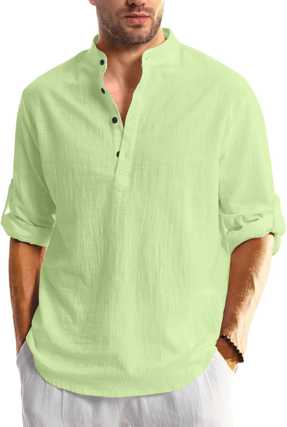 Men Solid Cotton Blend Straight Kurta Shirt Pack of 2