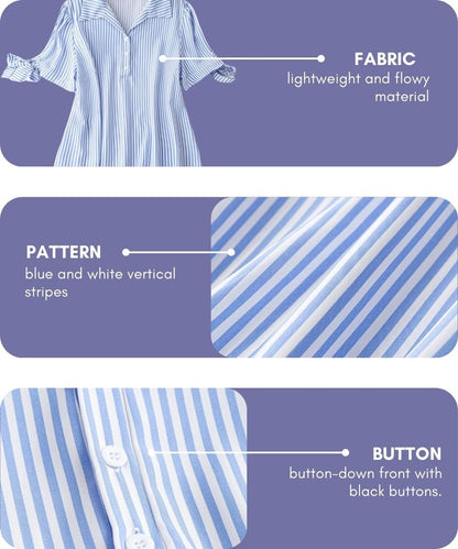 Leriya Fashion Women's Shirt Dress Knee Length Dress | Loose Fit | Button-Down | | 3/4 Sleeve | Summer Wear | Available in (Pack of 2 | Value Pack)
