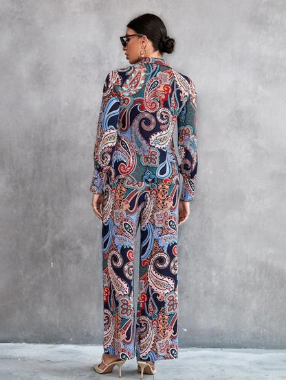 LERIYA FASHION Paisley Printed Kurta-Set for Women