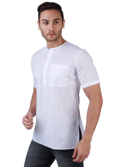 Rajubhai Hargovindas Men Cotton Straight Kurta