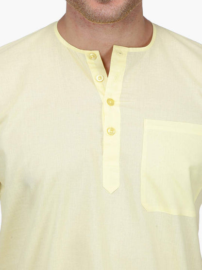 Rajubhai Hargovindas Men Cotton Straight Kurta