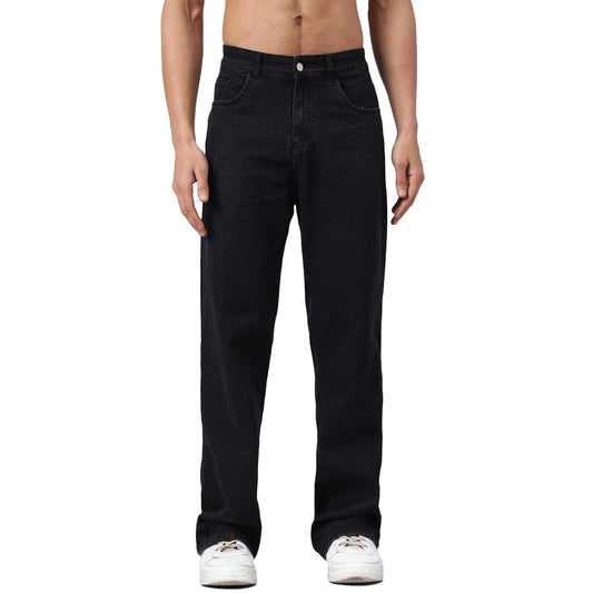 KOTTY Men's Two-Tone Patchwork Jeans for Men